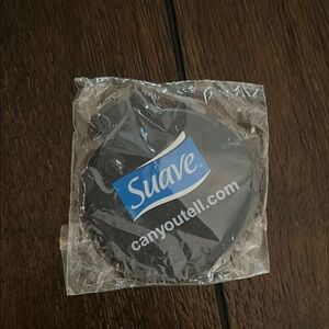 Suave Black Compact Mirror